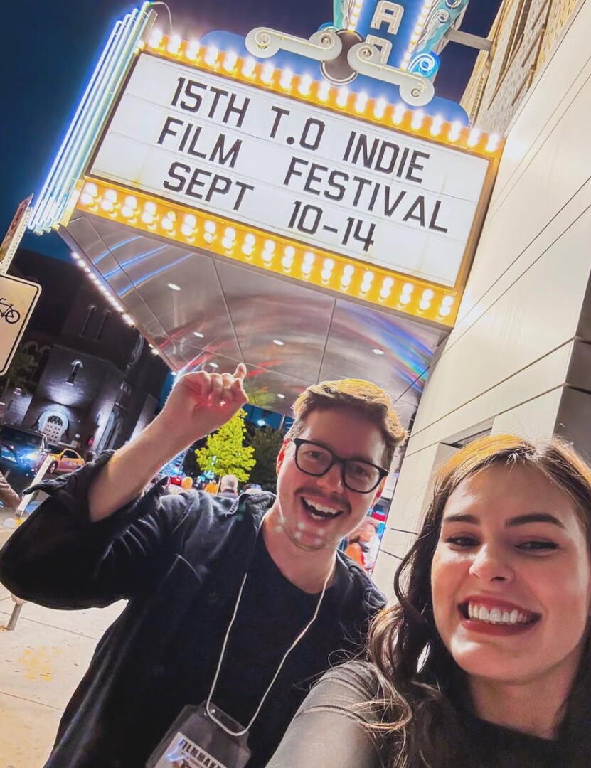 Under the marquee, 15th T.O. Indie Film Festival